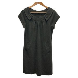 Jones Wear Gray  Shift  Dress with Pockets